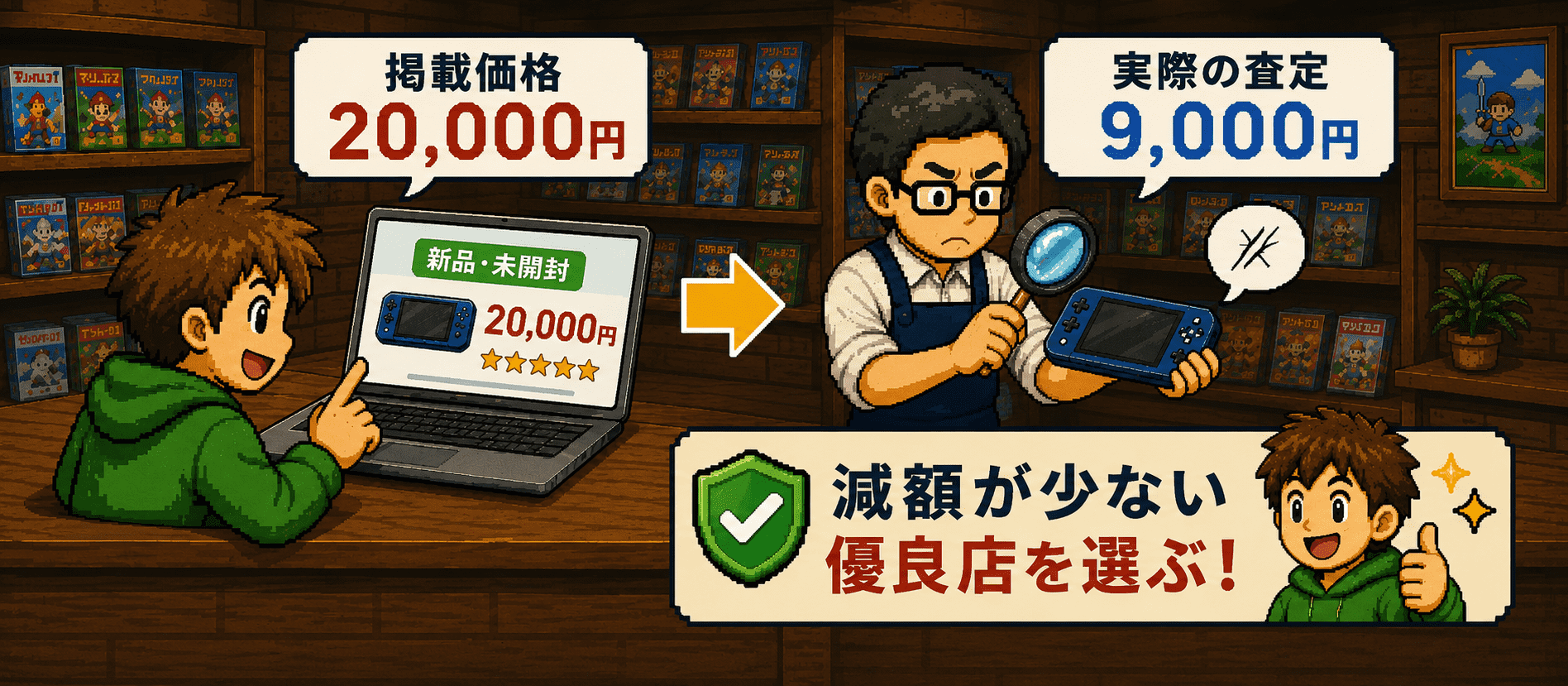 傷や汚れがあるゲーム機のイメージ